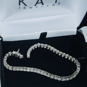 Kay Jewelers Sparkling Silver Bracelet